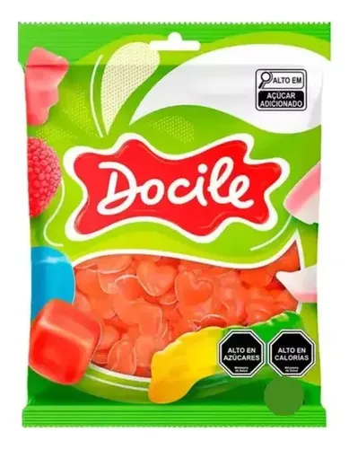 Goma Docile Corazón Durazno x250g