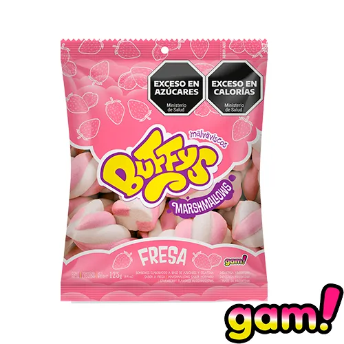 Malvavisco Buffys Twister Fresa x125g