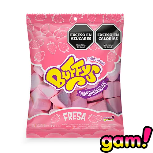Malvavisco Buffys Corazón Fresa x125g