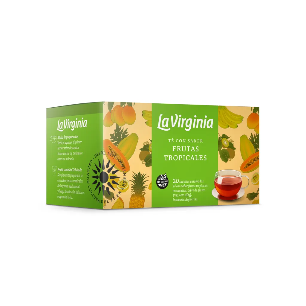 Té Saborizado Frutas Tropicales La Virginia x20u
