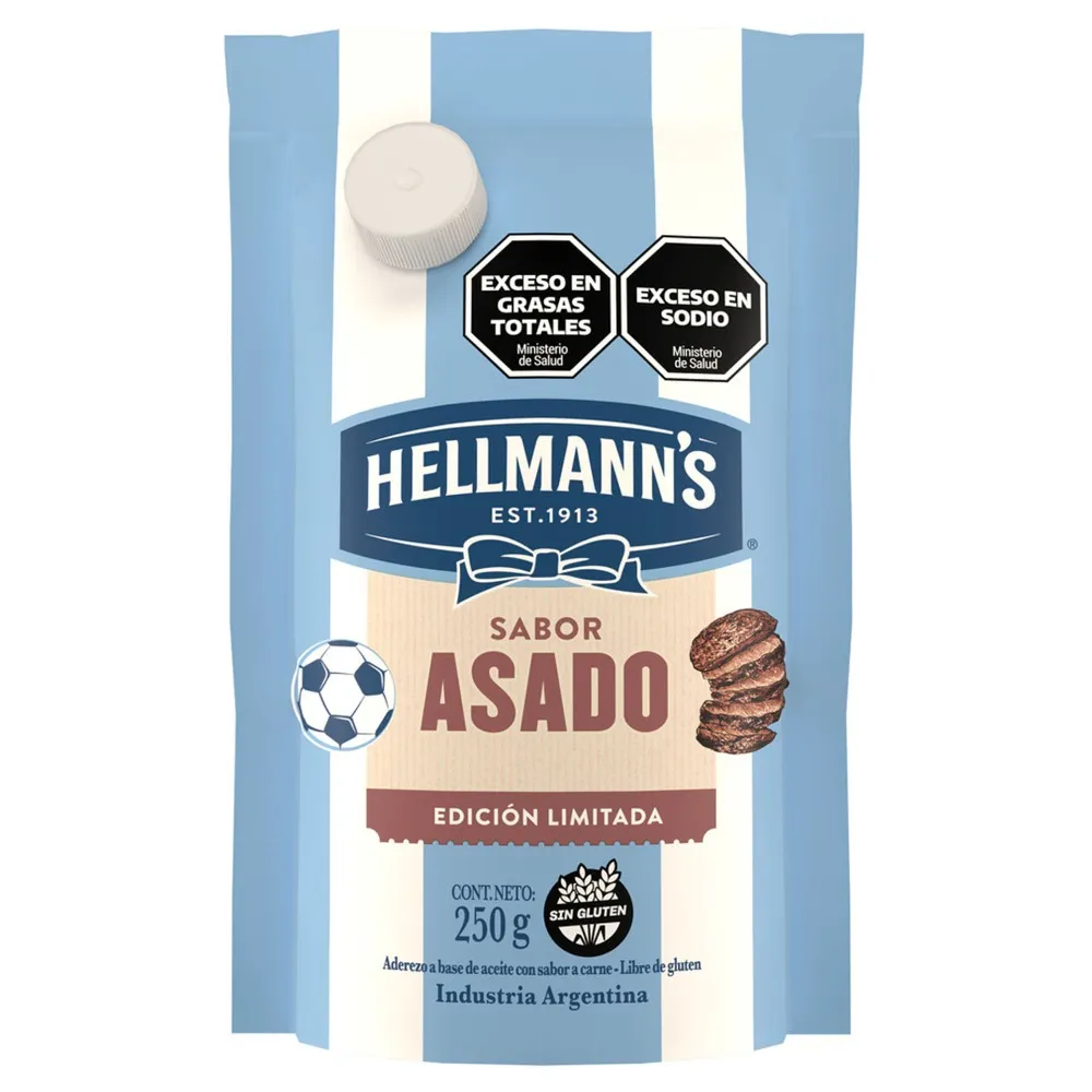 Aderezo Asado Hellmanns DP x250g