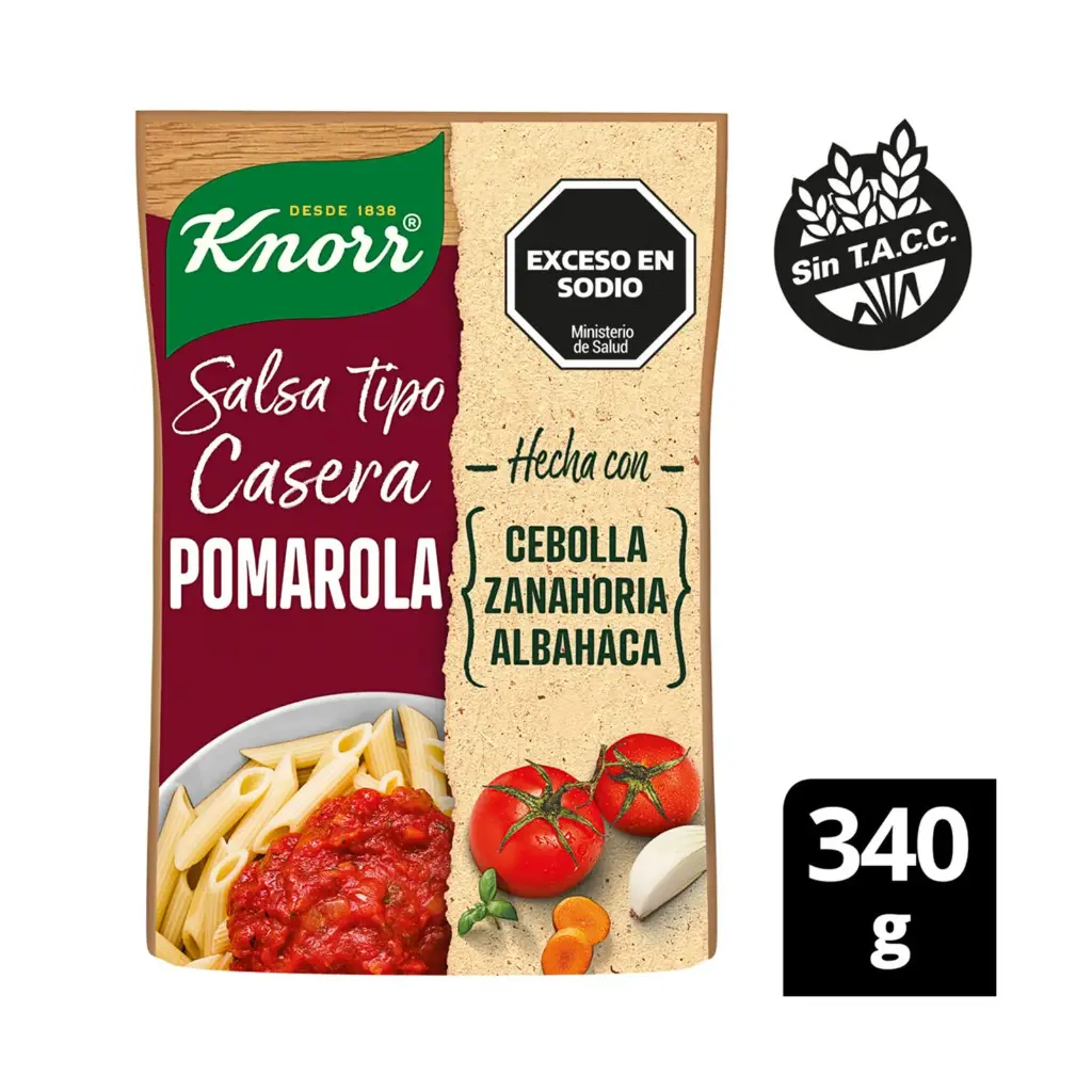 Salsa Knorr Pomarola x340g