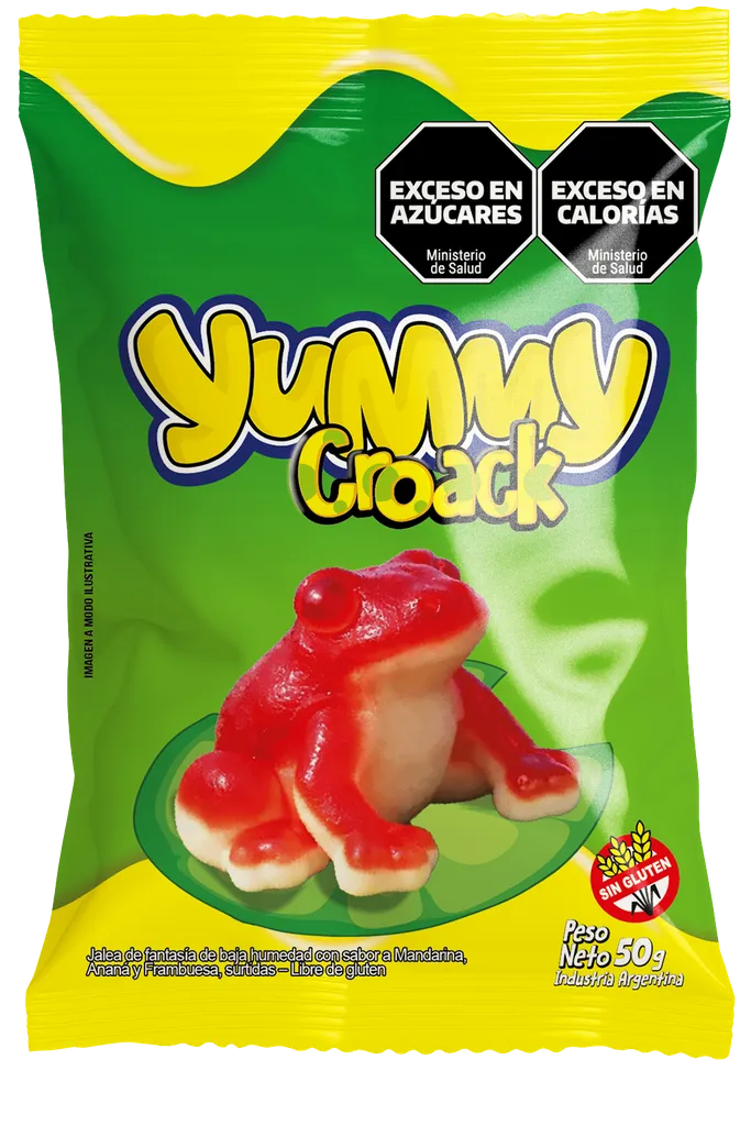 Gomitas Yummy Croack x50g (12x10)