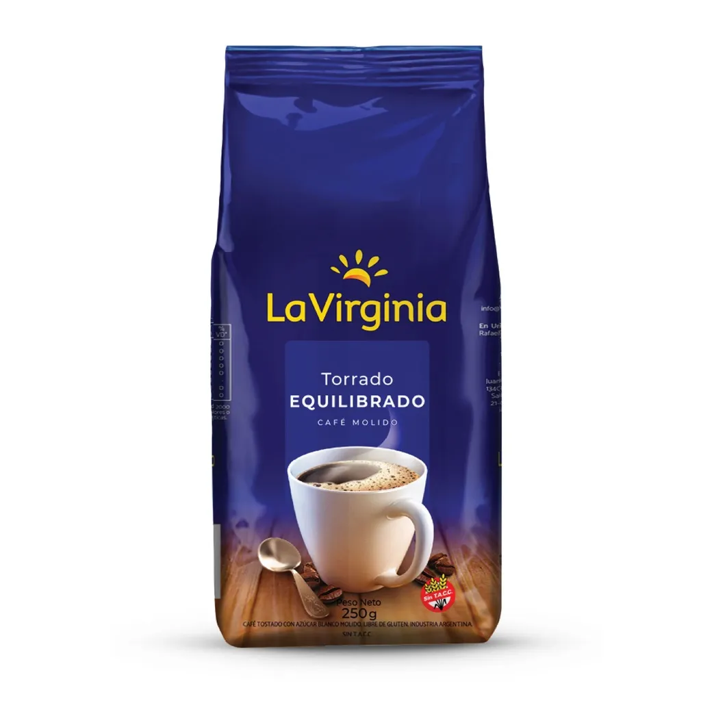 Café Molido La Virginia Torrado Equilibrado x500g