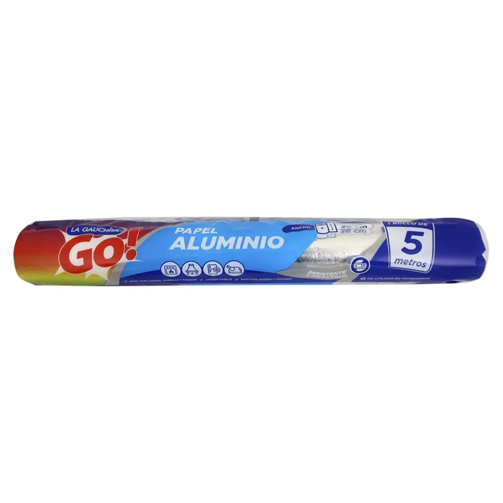 [100919] Rollo Aluminio La Gauchita 28 cm x 5 mts