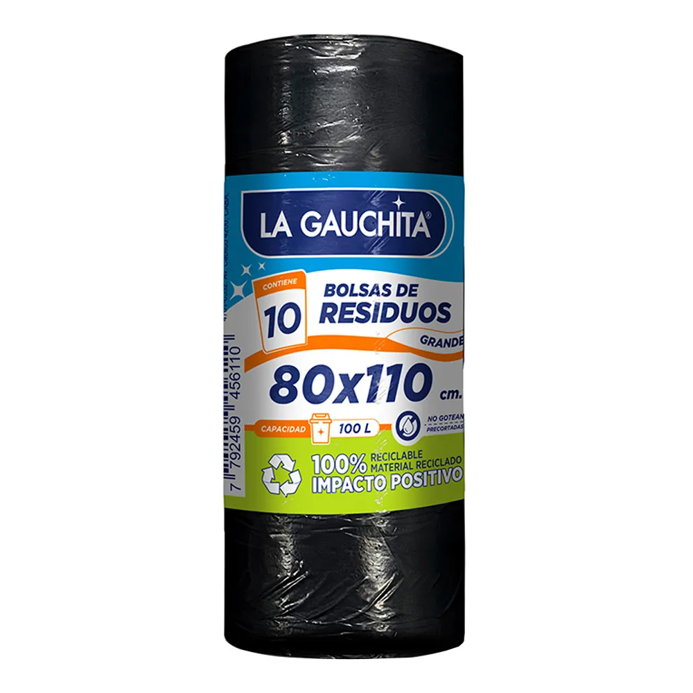 Bolsa Residuo Rollo 80x110 La Gauchita x20u