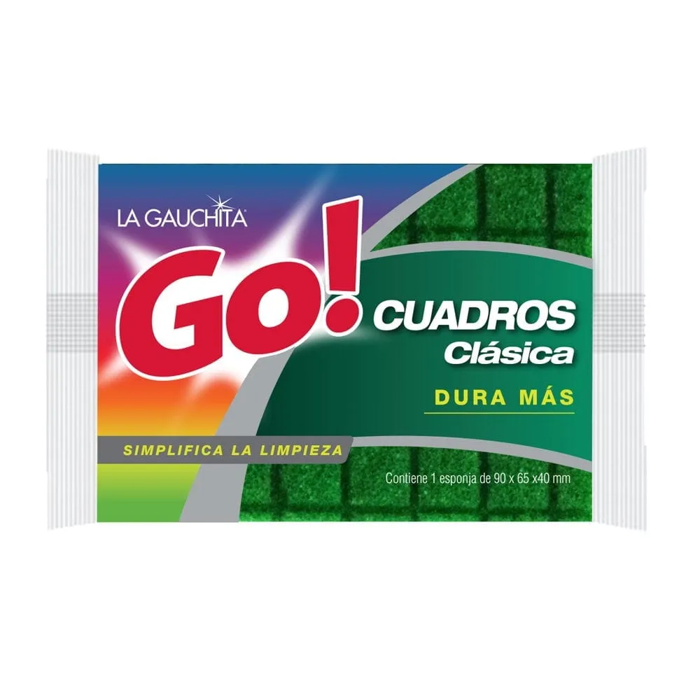 Esponja La Gauchita GO! Cuadros Clásica x1u