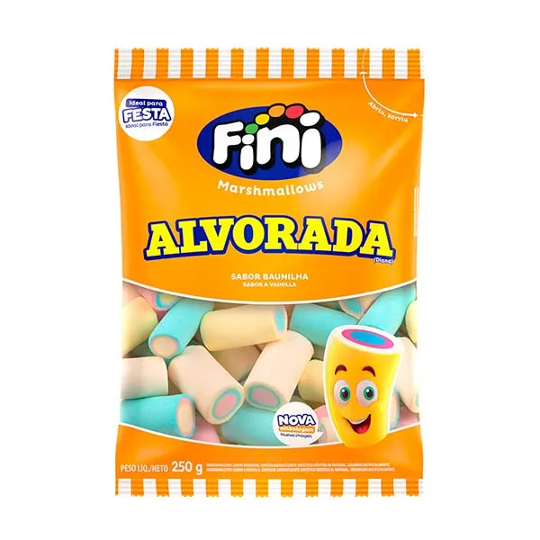 Marshmallows Fini Alborada Sabor Vainilla x250g (x12)