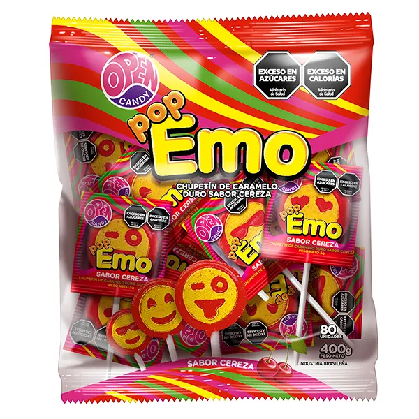 Chupetin Open Candy Tatuaje Pop Emo 80x5g 400g