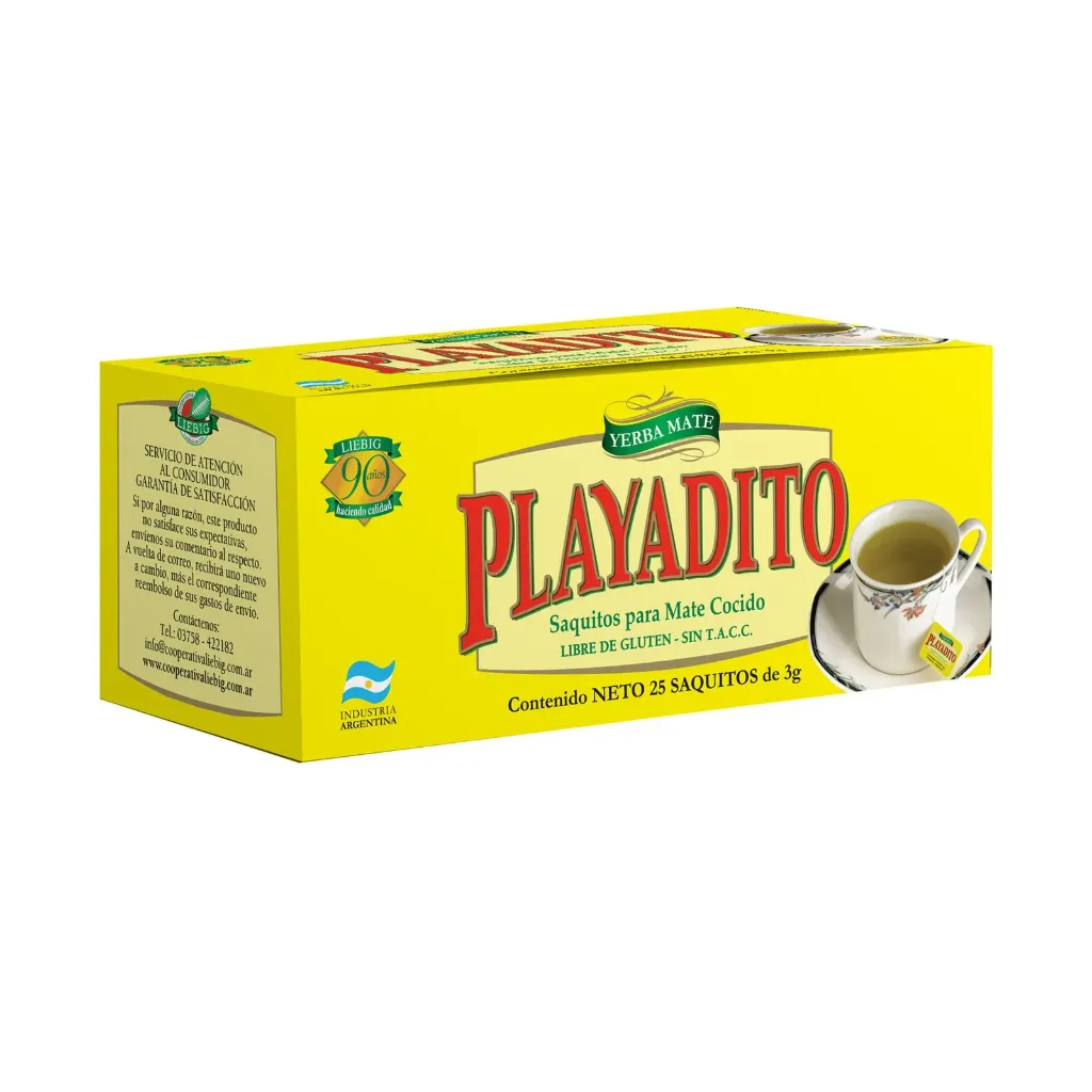 Mate Cocido Playadito x25u (x10)