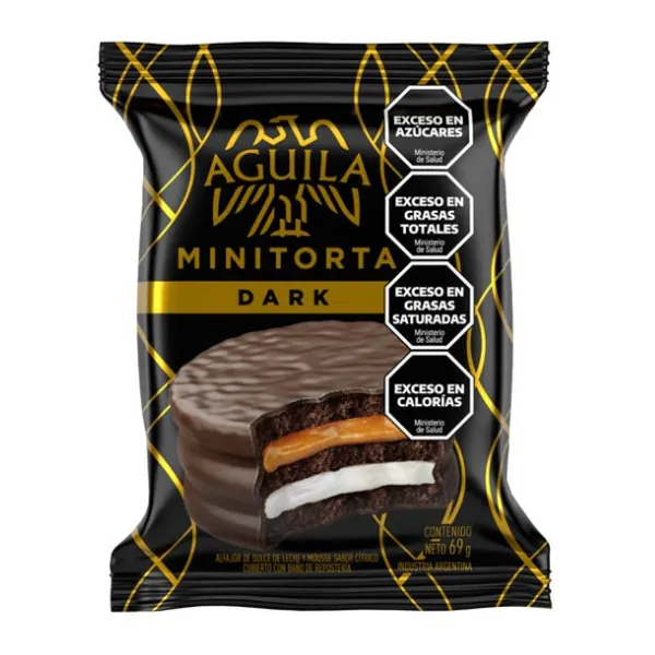 Alfajor Minitorta Águila Dark x69g