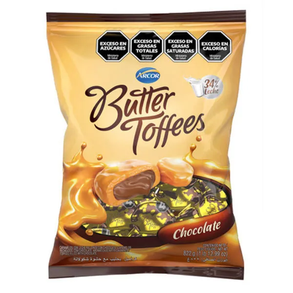 Caramelo Butter Toffees Chocolate x822g (x6)