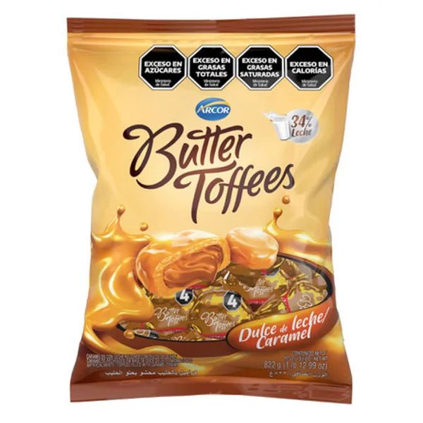 Caramelo Butter Toffees Dulce de Leche x822g(x6)