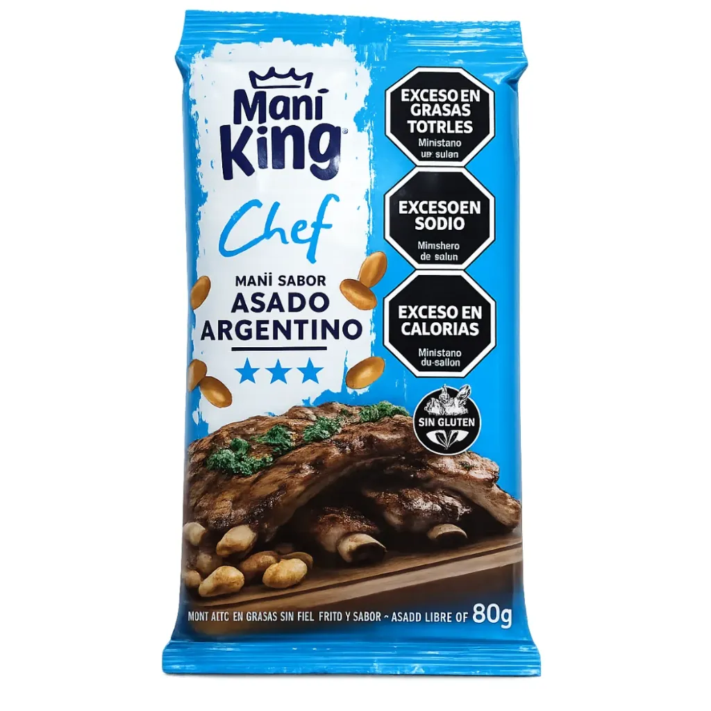 Maní King Saborizado Asado Argentino x80g
