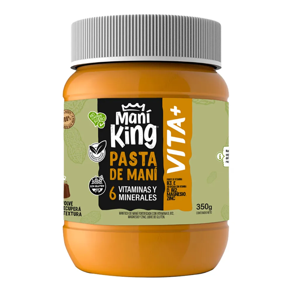 Pasta de Maní King Vita+ x350g