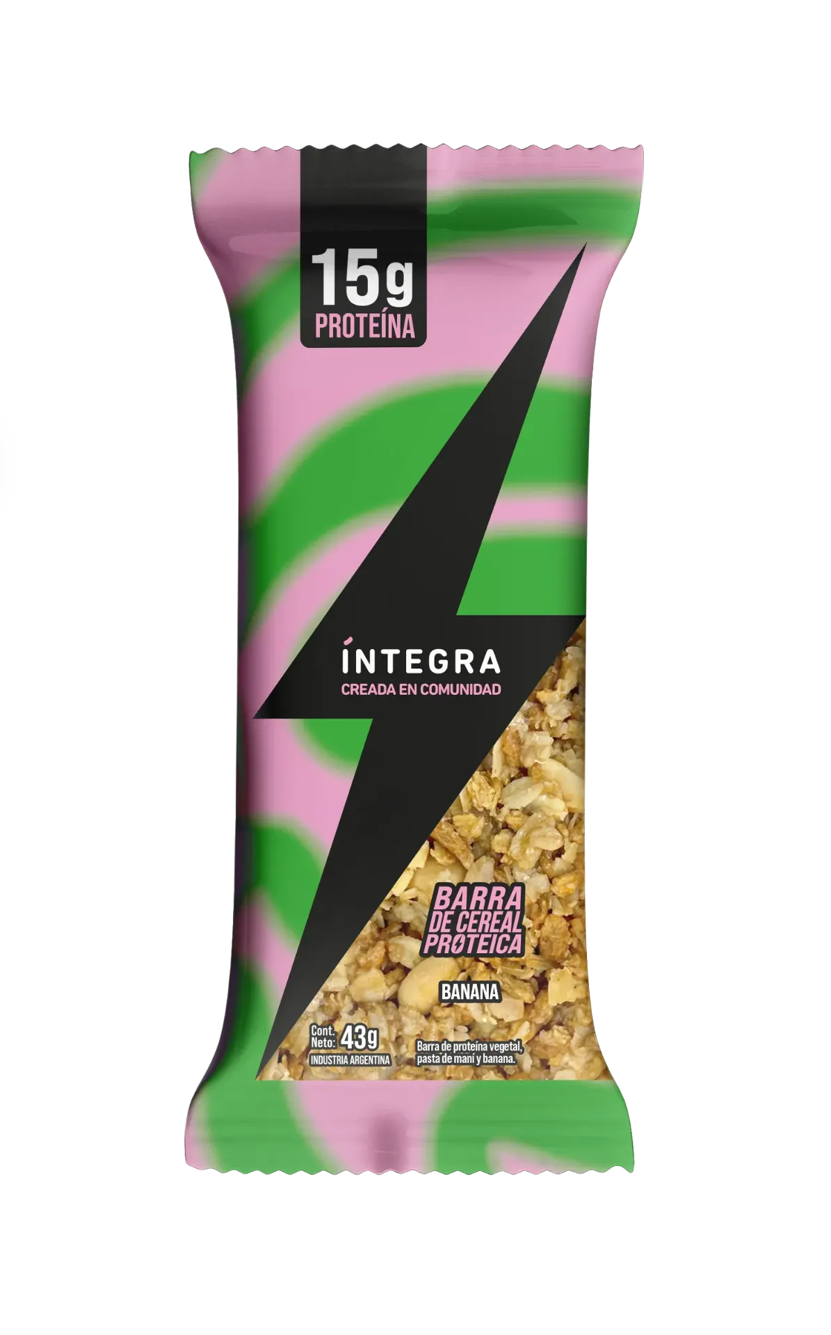 Barra Integra Proteica Banana x43g