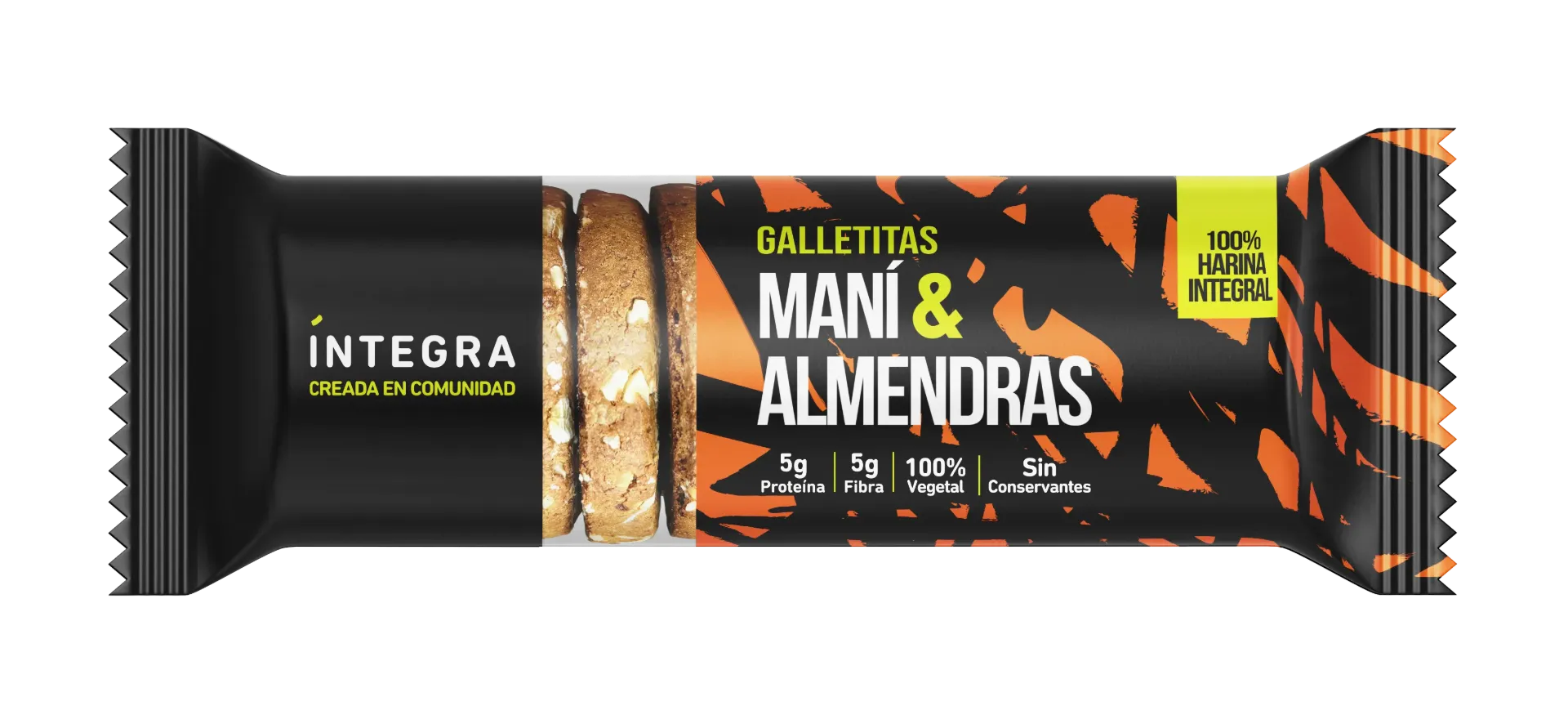 Galletitas Integra Maní y Almendras x200g (x30)