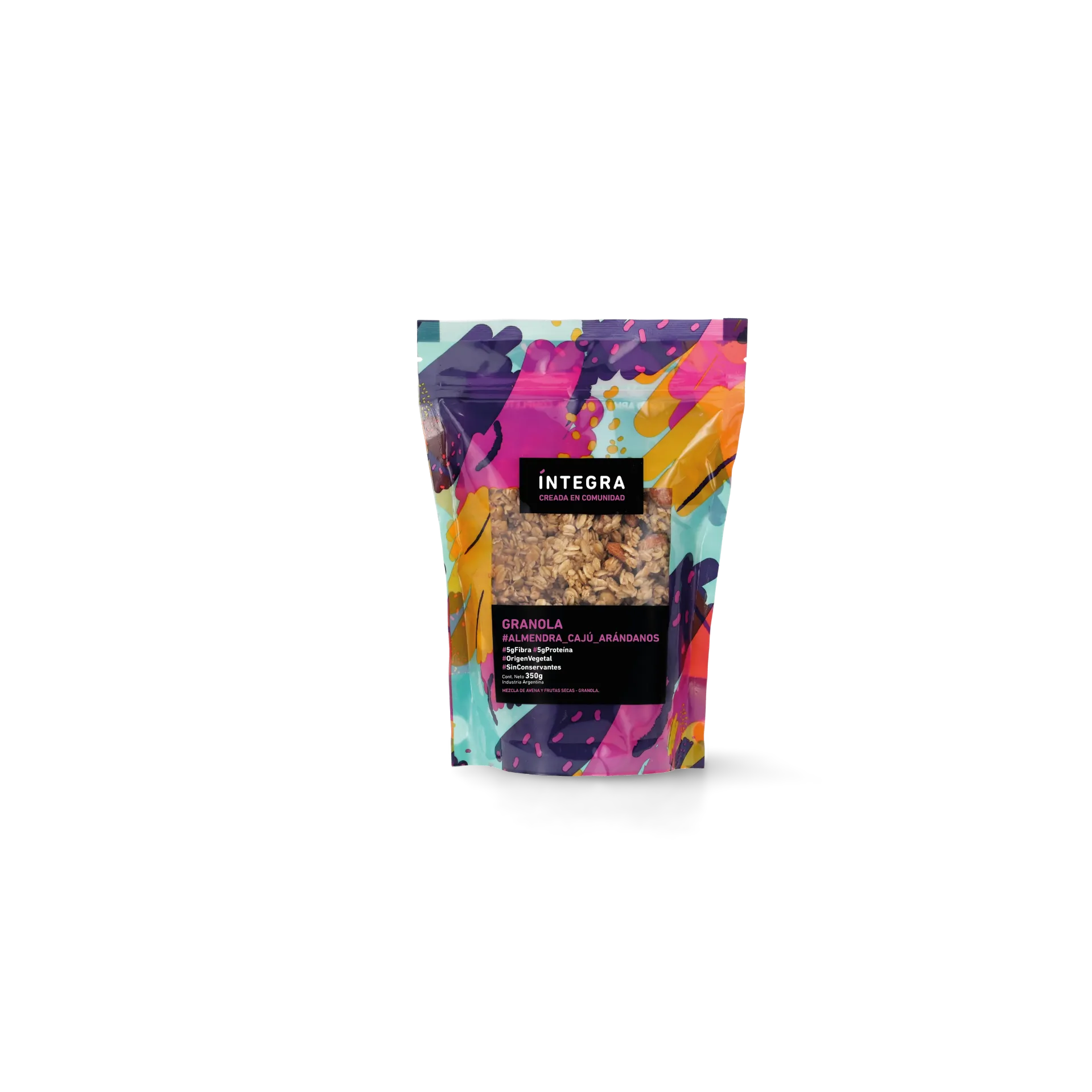 [101095] Granola Integra Almendra, Cajú y Arándanos x350g