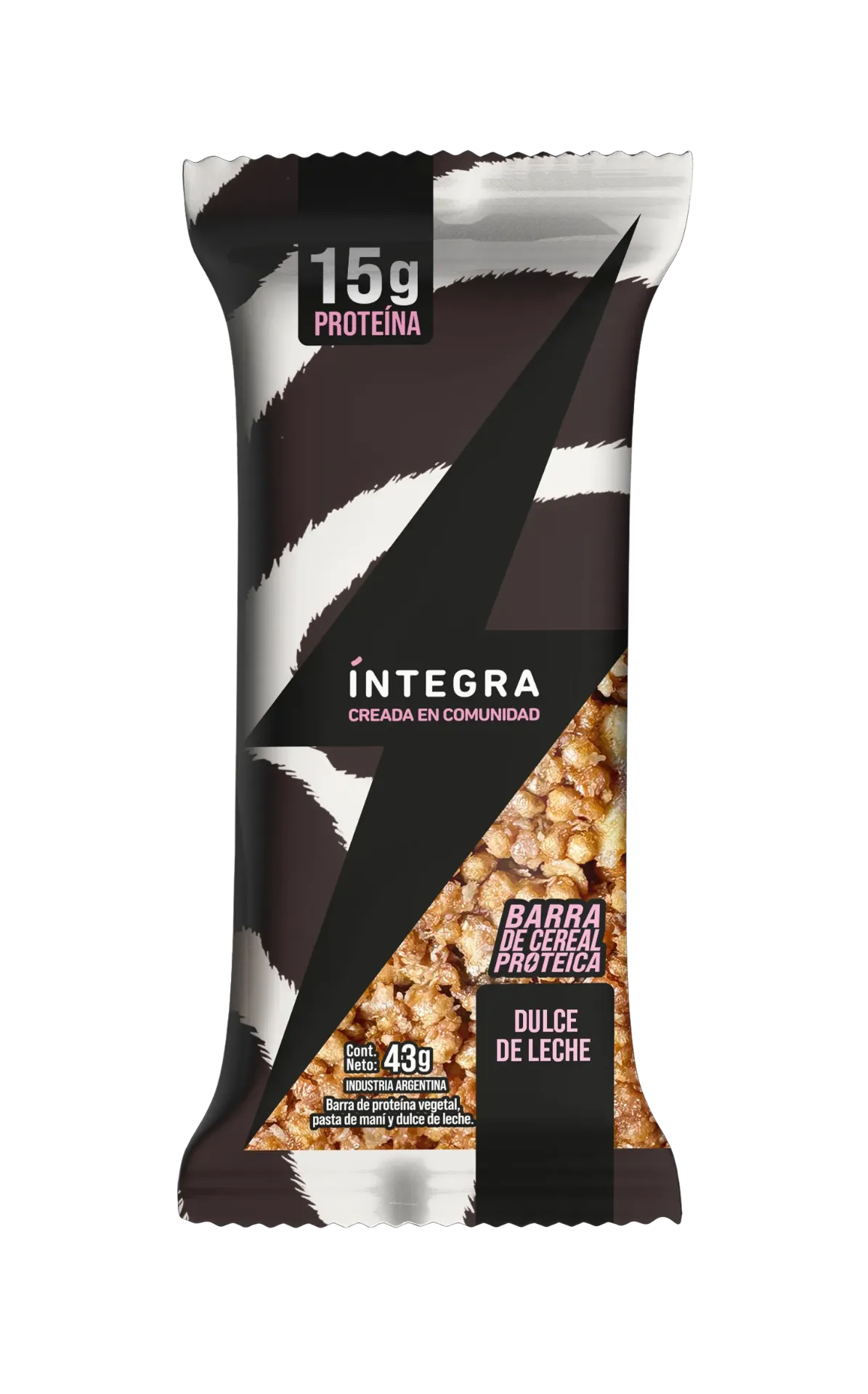 Barra Integra Proteica Dulce de Leche x43g (16x10)