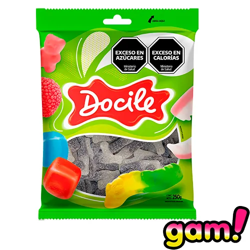 Goma Docile Botella Cola Ácida x250g (x12)