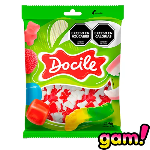 Goma Docile Huesitos x250g (x12)