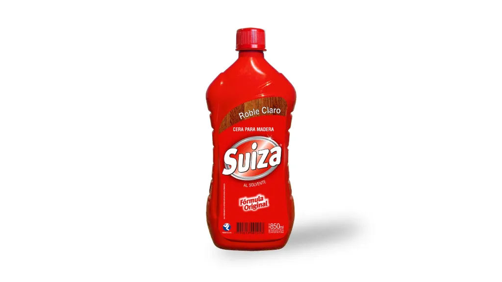 Cera para Madera al Solvente Suiza Roble Claro x850ml (x12)