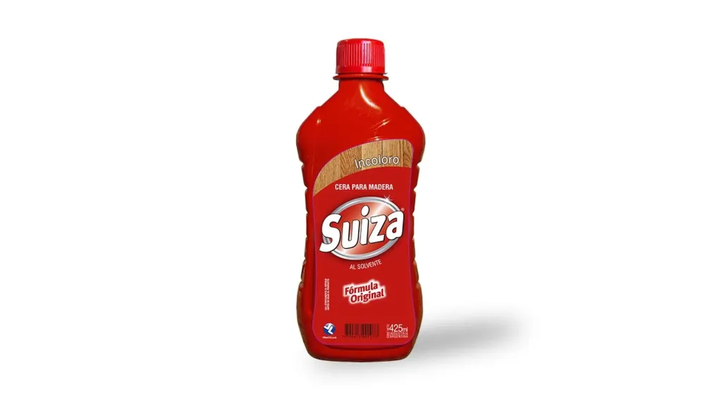 Cera para Madera al Solvente Suiza Natural x425ml (x12)