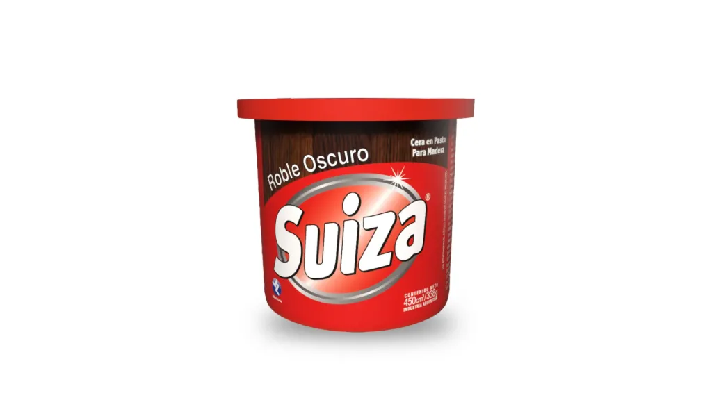 [101155] Cera para Madera en Pasta Suiza Roble Oscuro x338g (x6)