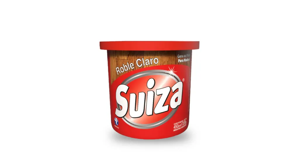 [101154] Cera para Madera en Pasta Suiza Roble Claro x338g (x6)