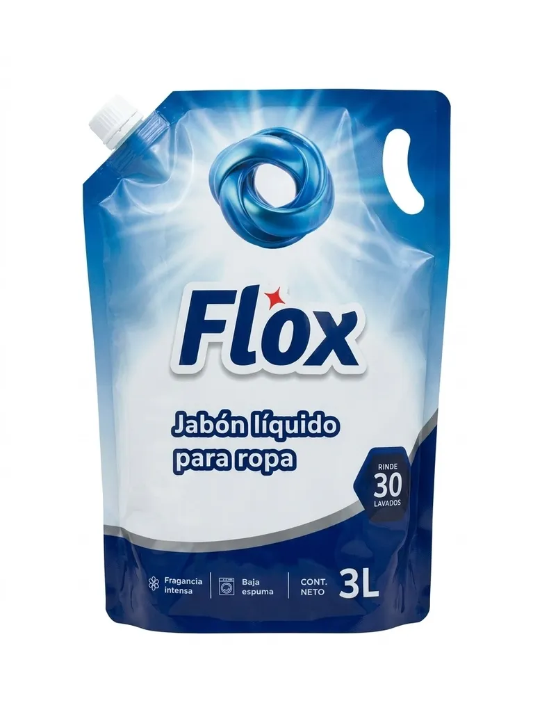 Jabon Líquido Para Ropa Flox DP x3L (x4)