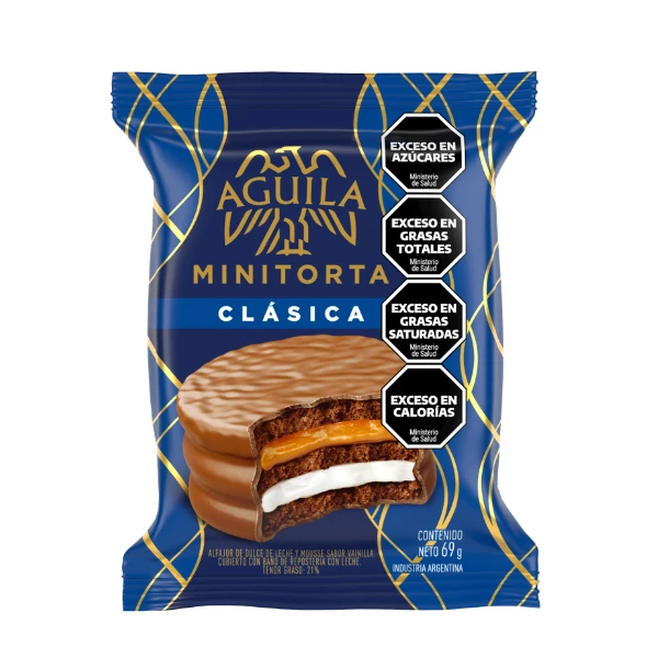 Alfajor Minitorta Águila Clásica x69g (x21)